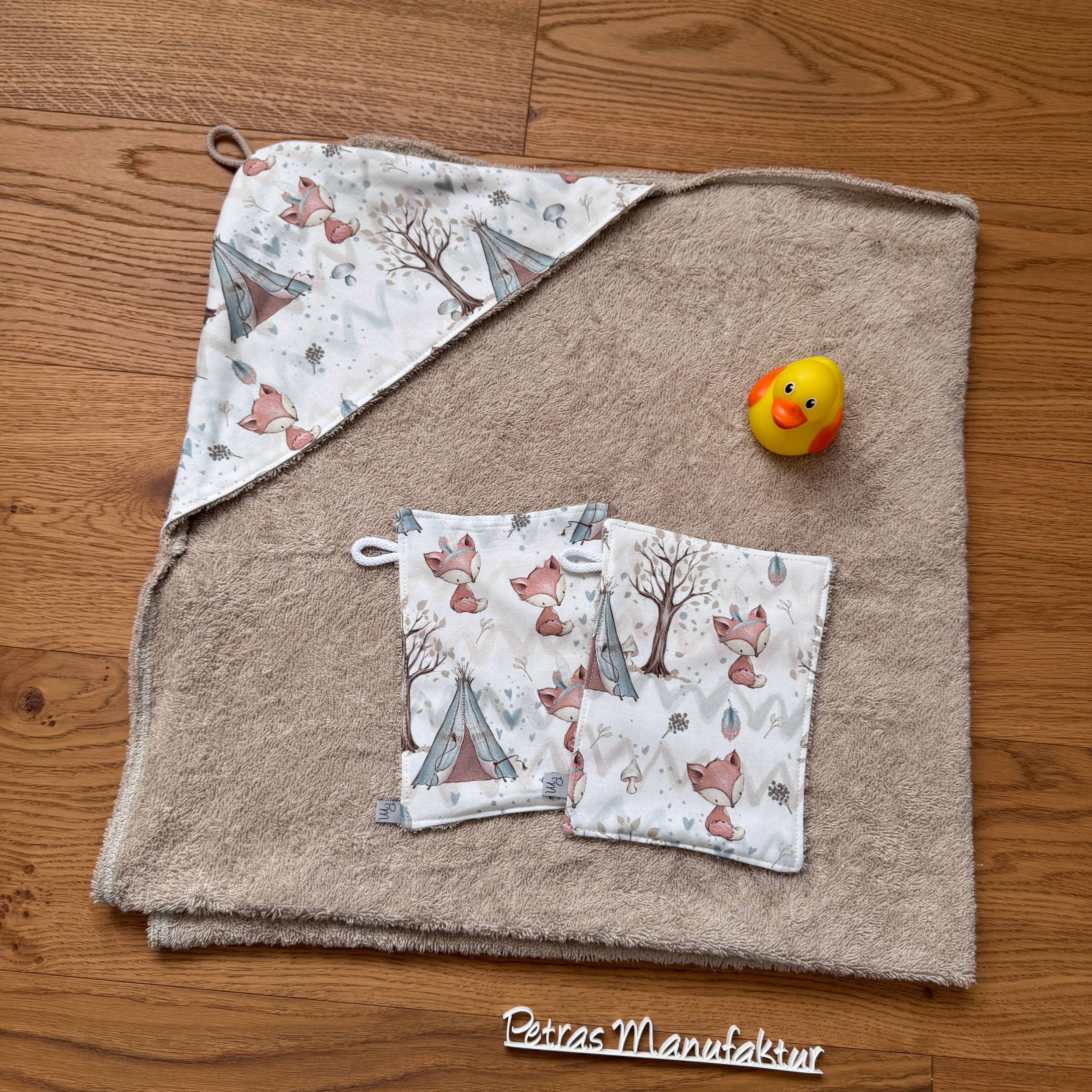 Badetuch-Set „Füchse“